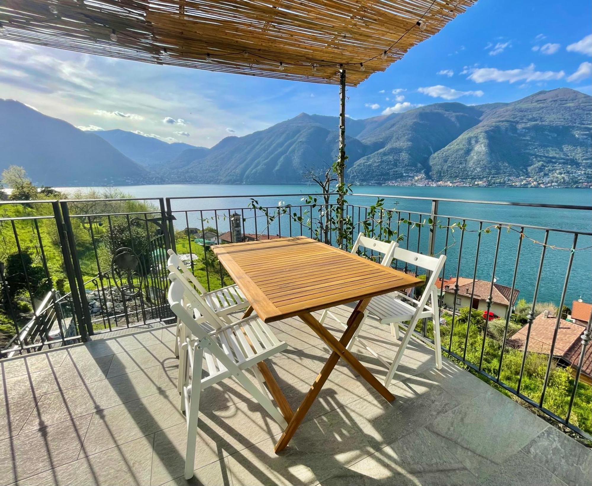 Il Noce Lake View Apartment Lezzeno Dış mekan fotoğraf