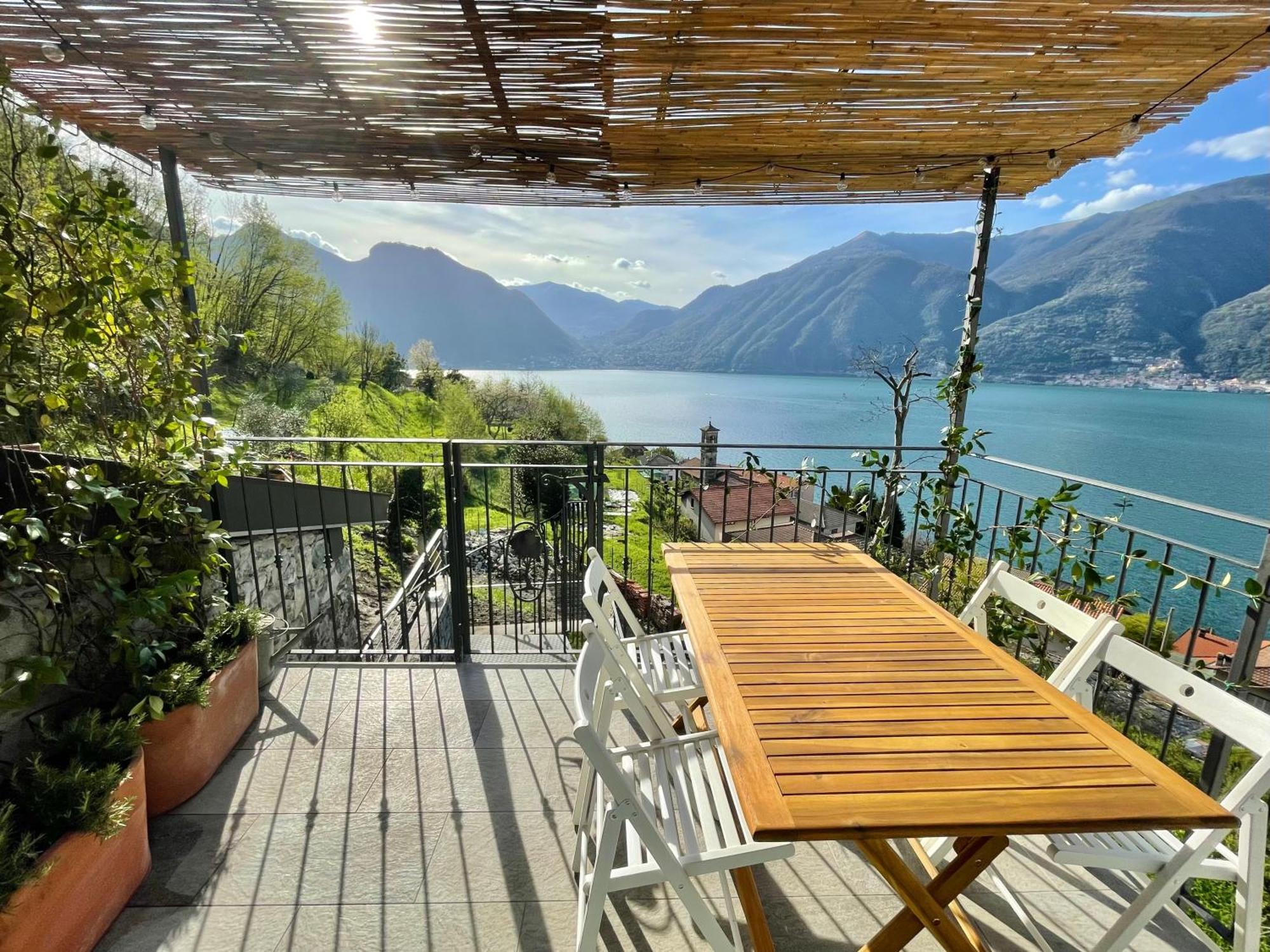 Il Noce Lake View Apartment Lezzeno Dış mekan fotoğraf